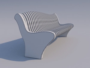 bench Model 3D