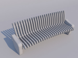 bench 3D 모델