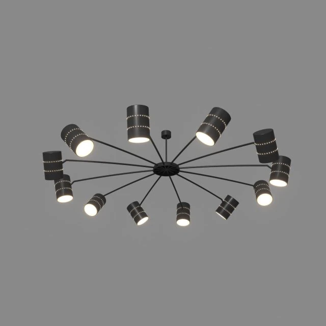 candelabro moderno Modelo 3D .c4d .max .obj .3ds .fbx .stl .blend 
