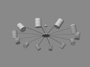 candelier modern 3D Model