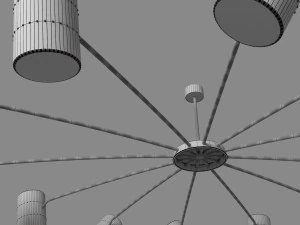 candelabro moderno Modelo 3D