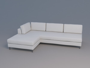 sofa klyne 3D 模型