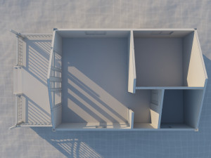 small wooden house for nature living Modèle 3D