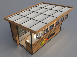 juice stand 3D Model