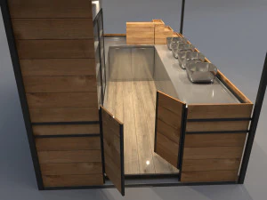 juice stand 3D Model