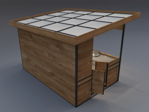 juice stand 3D Model