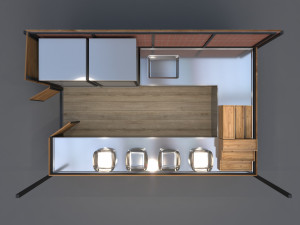 juice stand 3D Model