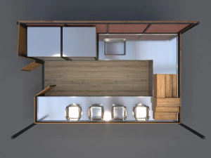 juice stand 3D Model
