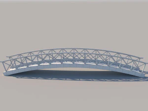 wooden bridge 3D Model