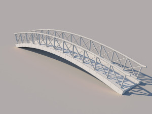 wooden bridge 3D Model