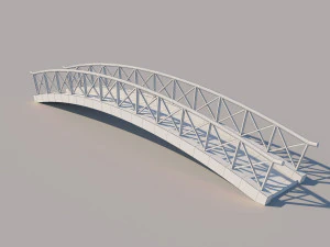 wooden bridge 3D Model
