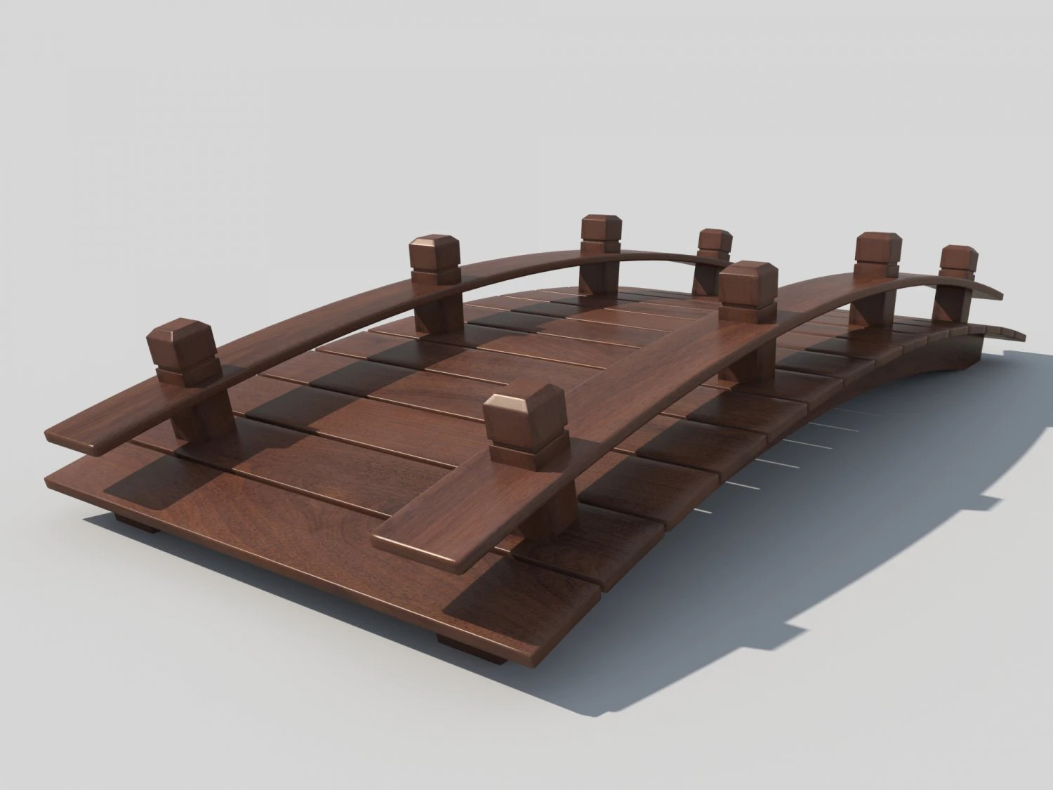 Bah&ccedil;e k&ouml;pr&uuml;s&uuml; 3D Model .c4d .max .obj .3ds .fbx .stl .blend 