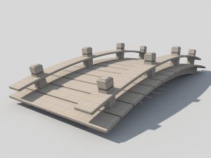 garden bridge 3D Модель