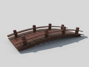 garden bridge 3D Модель