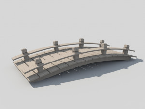garden bridge 3D Модель