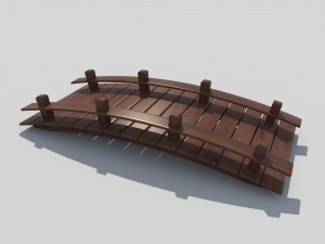garden bridge 3D Модель