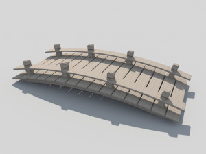 garden bridge 3D Модель
