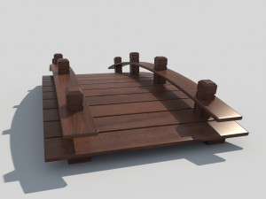 garden bridge 3D Модель