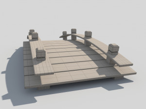 garden bridge 3D Модель