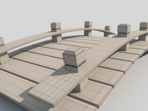 garden bridge 3D Модель
