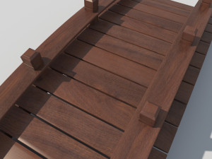 garden bridge 3D Модель