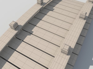 garden bridge 3D Модель