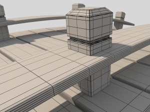 garden bridge 3D Модель