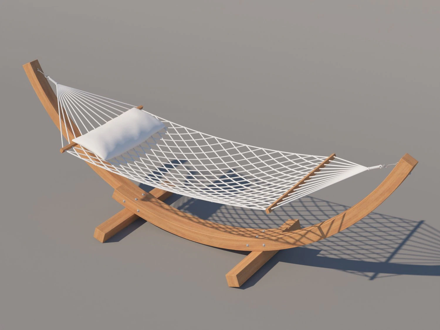 hammock 3D Model .c4d .max .obj .3ds .fbx .stl .blend 