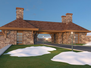 the chalet complex Modelo 3D
