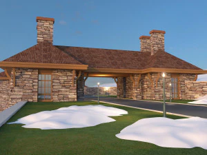 the chalet complex 3D Model
