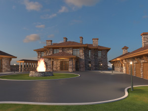 the chalet complex Modelo 3D