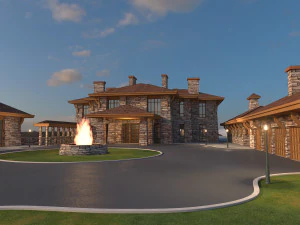 the chalet complex 3D Model