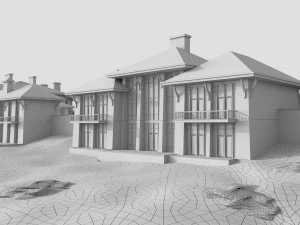 the chalet complex 3D Model