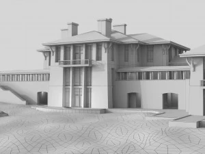 the chalet complex 3D Model