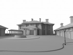 the chalet complex Modelo 3D