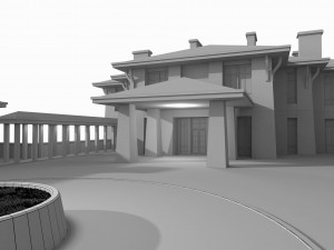the chalet complex Modelo 3D