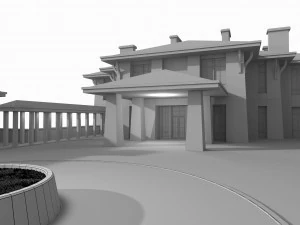 the chalet complex 3D Model