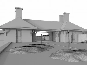the chalet complex 3D Model