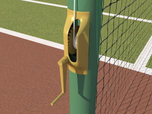detailed tennis court 3D Model