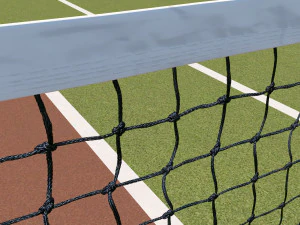 detailed tennis court 3D Model