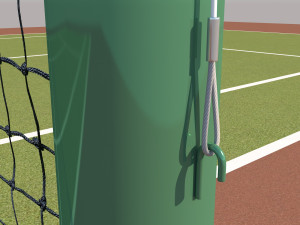 detailed tennis court 3D Model