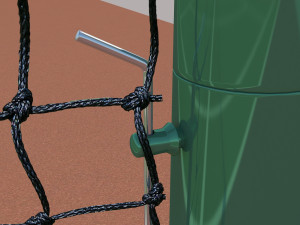 detailed tennis court 3D Model