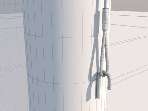 detailed tennis court 3D Model
