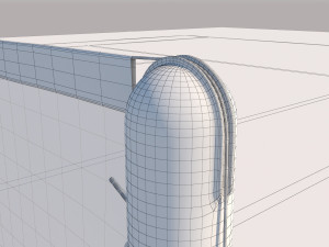 detailed tennis court 3D Model