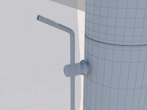 detailed tennis court 3D Model