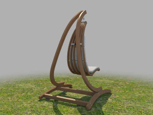 hammock optimist hanging stand 3D Model