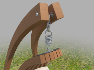 hammock optimist hanging stand 3D 模型