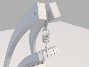 hammock optimist hanging stand 3D 模型
