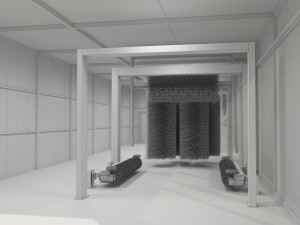 tunnel car wash Modello 3D