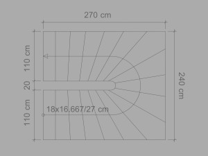 u stair for small areas 3D-Modell